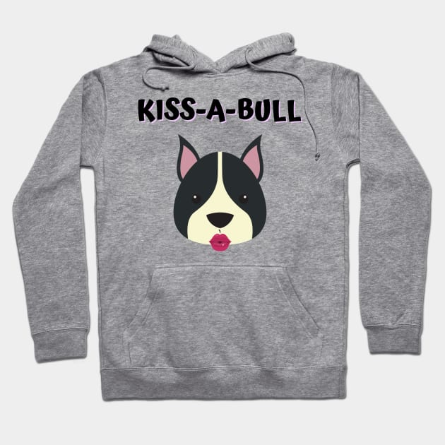 Kiss-A-Bull Hoodie by Woodchuck Designs